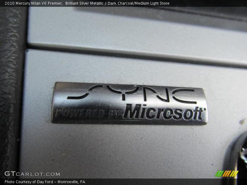 Brilliant Silver Metallic / Dark Charcoal/Medium Light Stone 2010 Mercury Milan V6 Premier