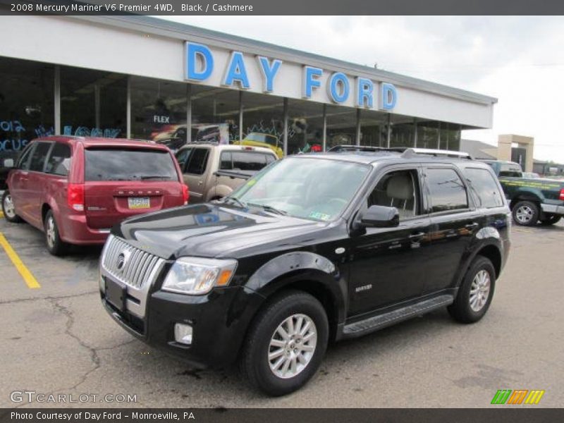 Black / Cashmere 2008 Mercury Mariner V6 Premier 4WD
