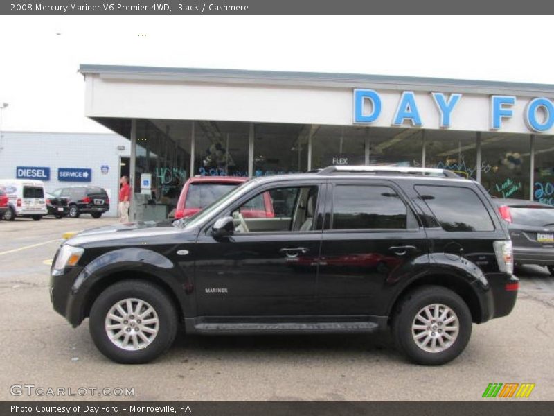 Black / Cashmere 2008 Mercury Mariner V6 Premier 4WD