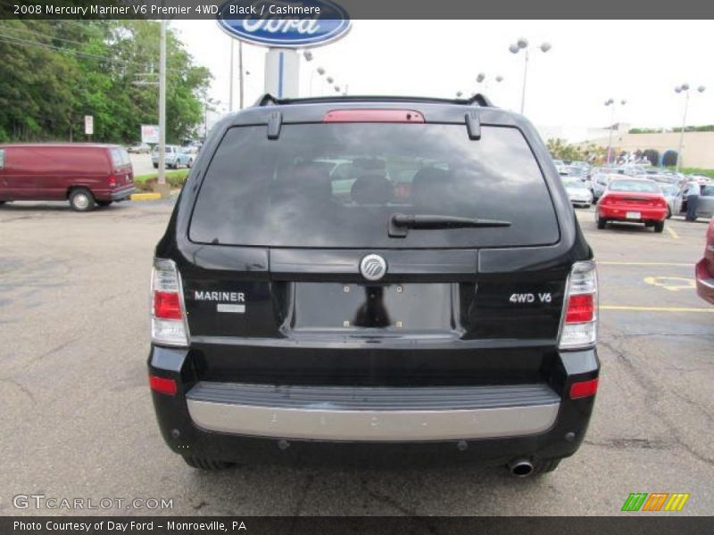 Black / Cashmere 2008 Mercury Mariner V6 Premier 4WD