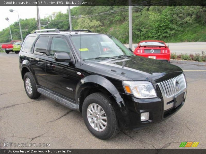 Black / Cashmere 2008 Mercury Mariner V6 Premier 4WD