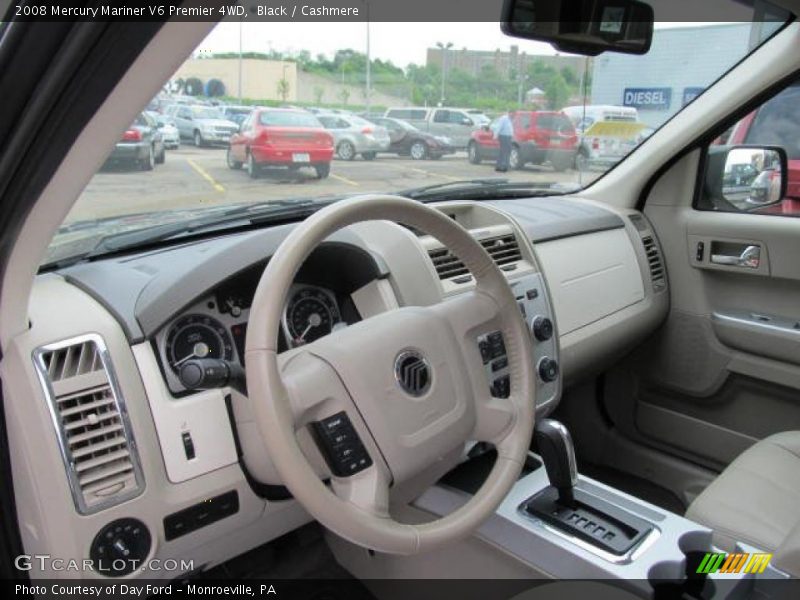 Black / Cashmere 2008 Mercury Mariner V6 Premier 4WD