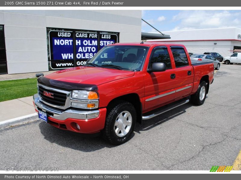 Fire Red / Dark Pewter 2005 GMC Sierra 1500 Z71 Crew Cab 4x4