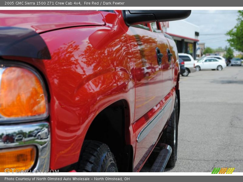 Fire Red / Dark Pewter 2005 GMC Sierra 1500 Z71 Crew Cab 4x4