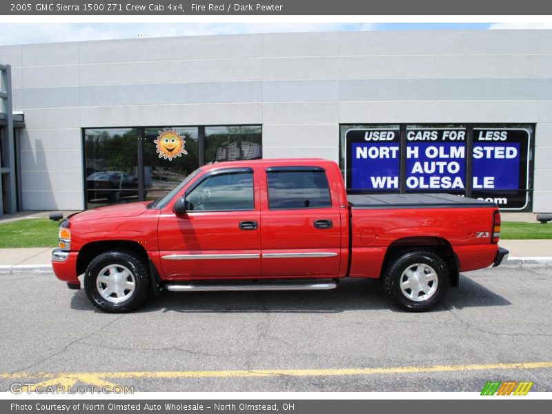 Fire Red / Dark Pewter 2005 GMC Sierra 1500 Z71 Crew Cab 4x4