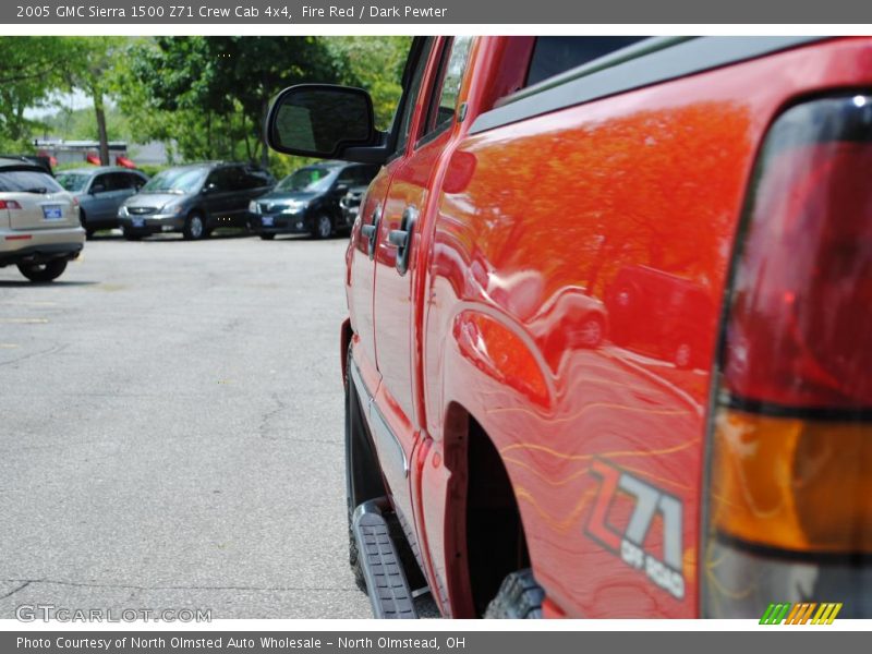Fire Red / Dark Pewter 2005 GMC Sierra 1500 Z71 Crew Cab 4x4