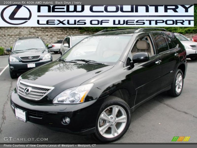 Black Onyx / Ivory 2008 Lexus RX 400h AWD Hybrid