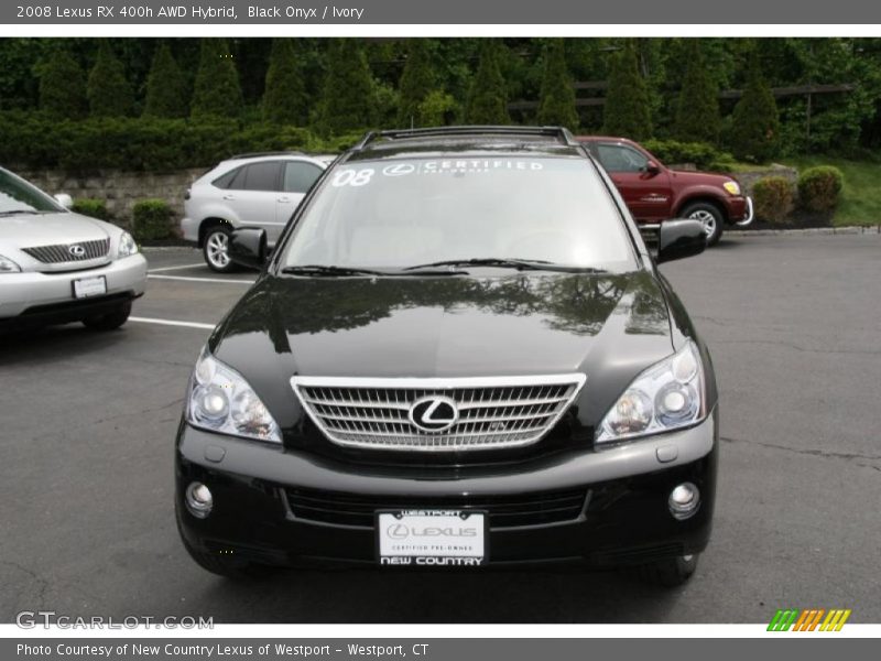 Black Onyx / Ivory 2008 Lexus RX 400h AWD Hybrid