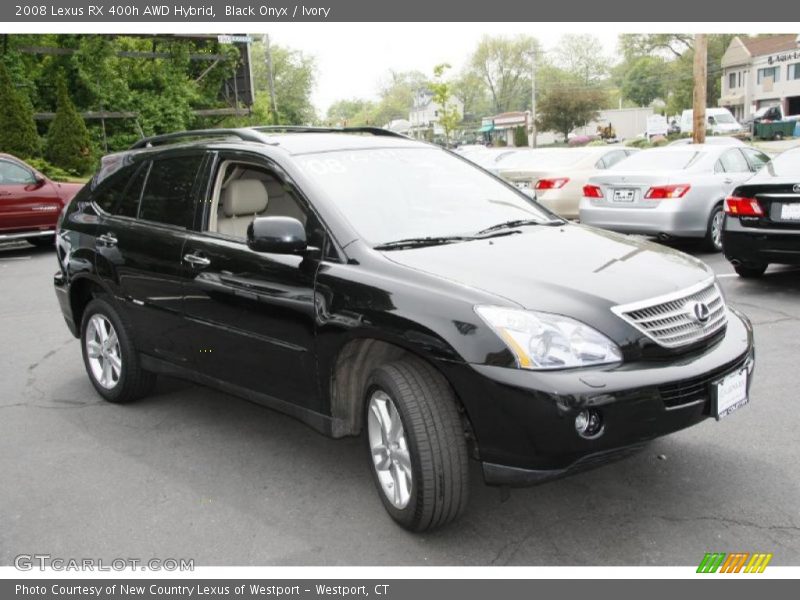 Black Onyx / Ivory 2008 Lexus RX 400h AWD Hybrid