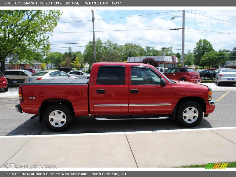 Fire Red / Dark Pewter 2005 GMC Sierra 1500 Z71 Crew Cab 4x4