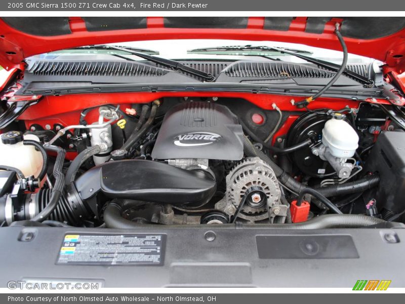Fire Red / Dark Pewter 2005 GMC Sierra 1500 Z71 Crew Cab 4x4
