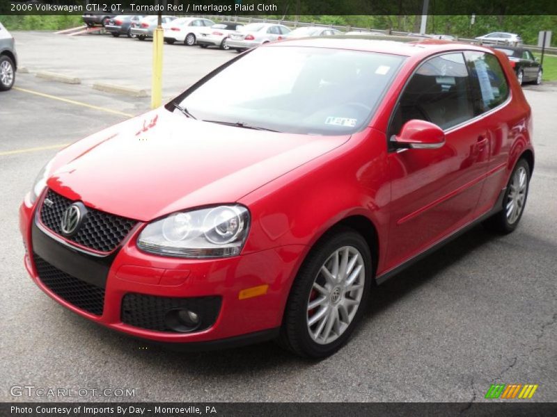 Tornado Red / Interlagos Plaid Cloth 2006 Volkswagen GTI 2.0T