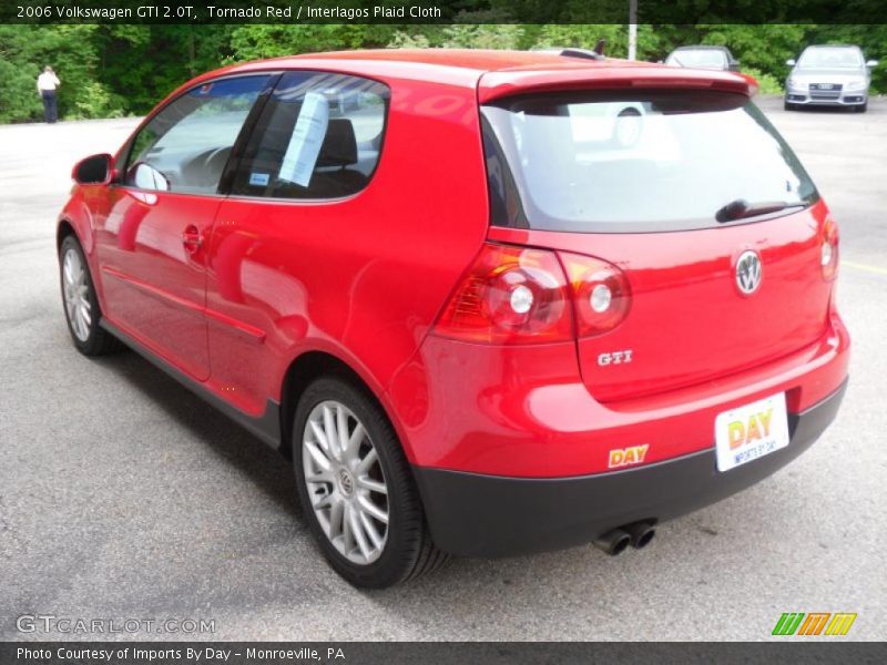 Tornado Red / Interlagos Plaid Cloth 2006 Volkswagen GTI 2.0T