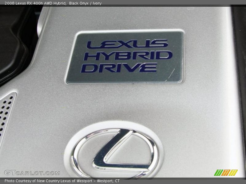 Black Onyx / Ivory 2008 Lexus RX 400h AWD Hybrid