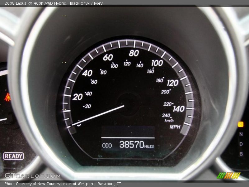 Black Onyx / Ivory 2008 Lexus RX 400h AWD Hybrid