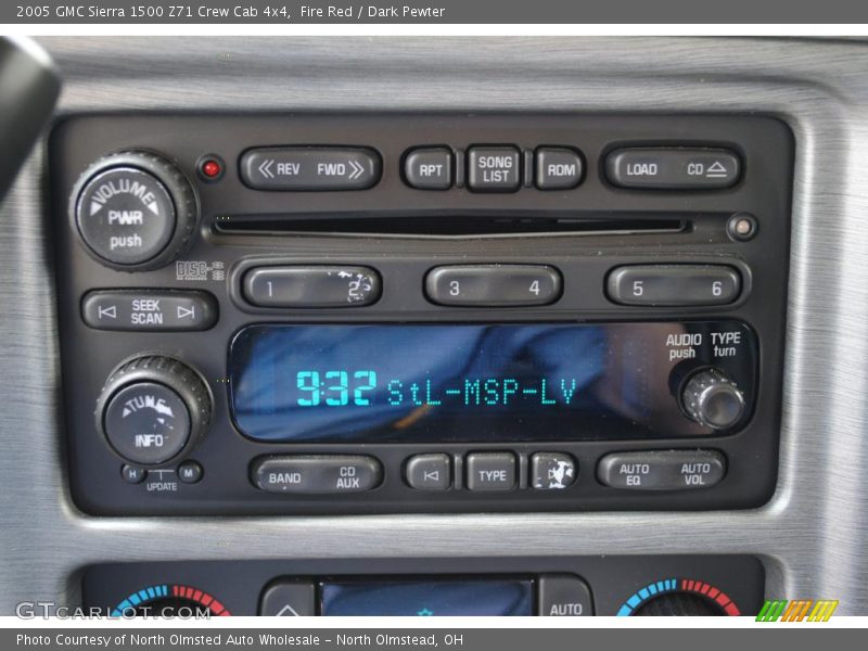 Fire Red / Dark Pewter 2005 GMC Sierra 1500 Z71 Crew Cab 4x4
