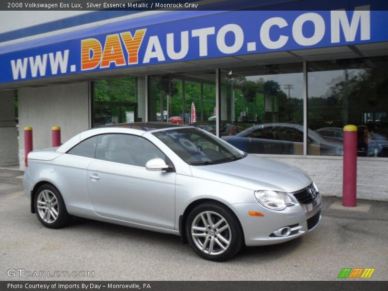 Silver Essence Metallic / Moonrock Gray 2008 Volkswagen Eos Lux