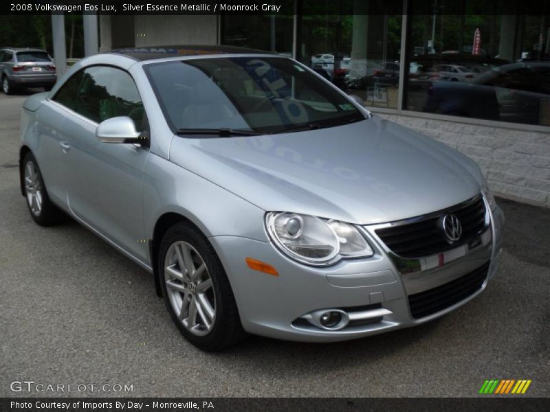 Silver Essence Metallic / Moonrock Gray 2008 Volkswagen Eos Lux