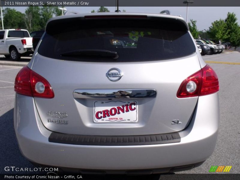 Silver Ice Metallic / Gray 2011 Nissan Rogue SL