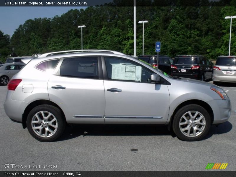 Silver Ice Metallic / Gray 2011 Nissan Rogue SL