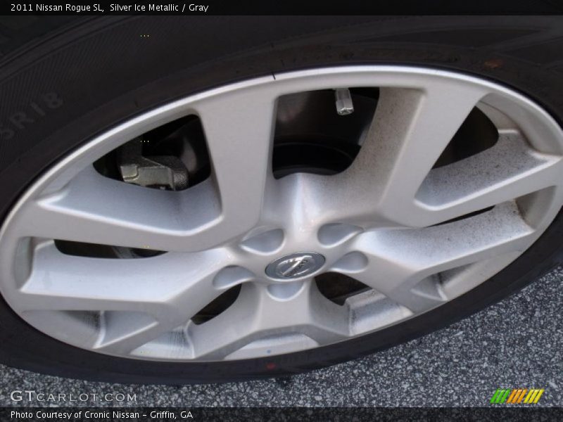 Silver Ice Metallic / Gray 2011 Nissan Rogue SL