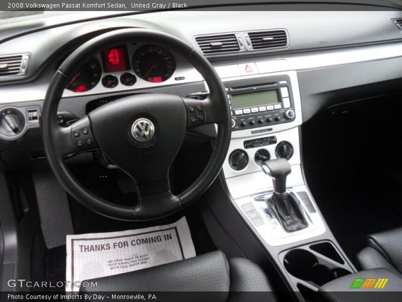 United Gray / Black 2008 Volkswagen Passat Komfort Sedan