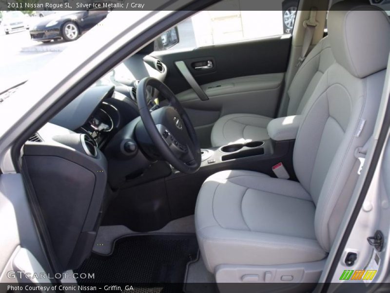 Silver Ice Metallic / Gray 2011 Nissan Rogue SL