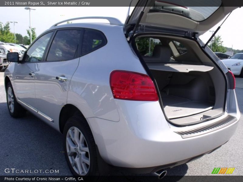 Silver Ice Metallic / Gray 2011 Nissan Rogue SL