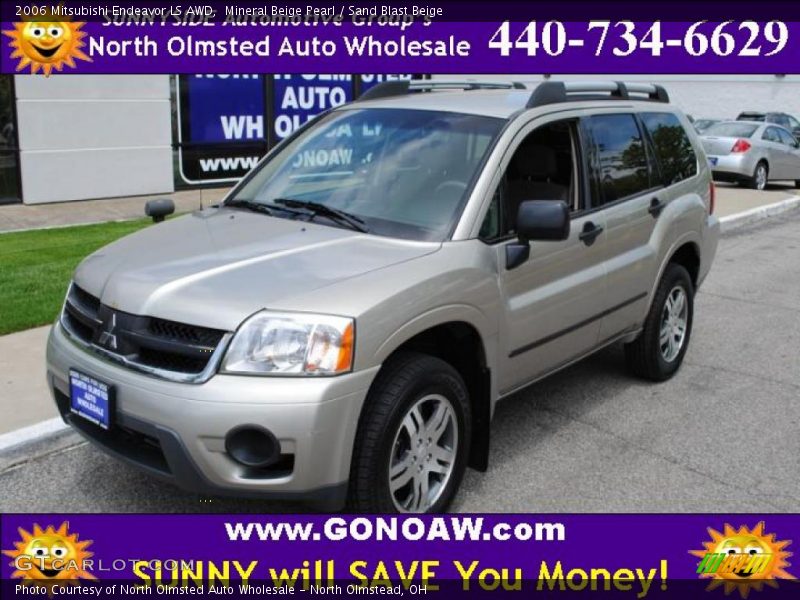 Mineral Beige Pearl / Sand Blast Beige 2006 Mitsubishi Endeavor LS AWD