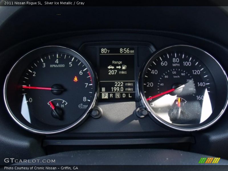 Silver Ice Metallic / Gray 2011 Nissan Rogue SL