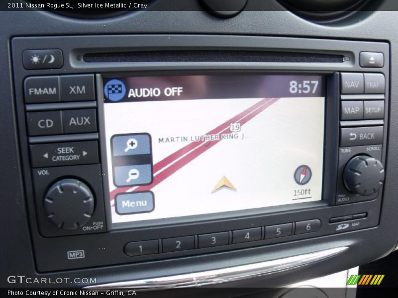 Silver Ice Metallic / Gray 2011 Nissan Rogue SL