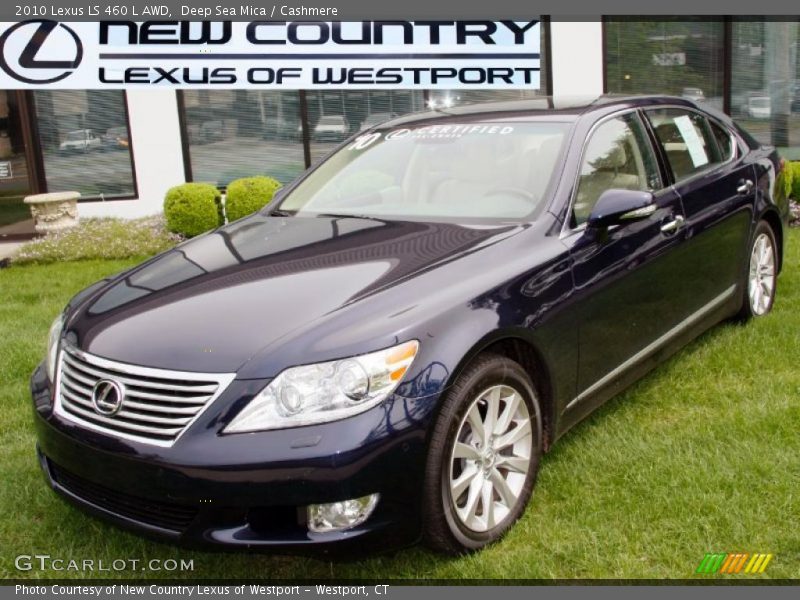 Deep Sea Mica / Cashmere 2010 Lexus LS 460 L AWD