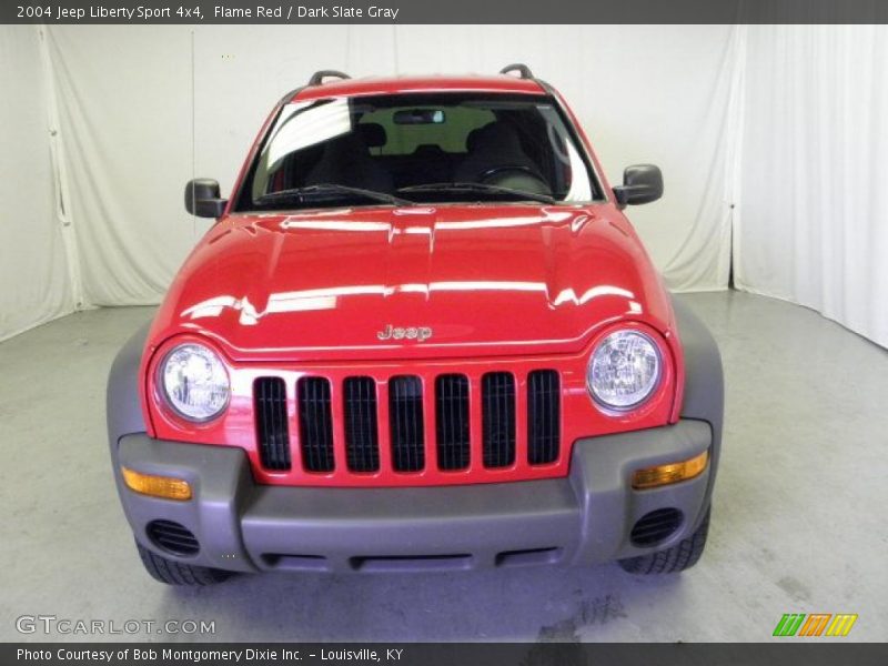 Flame Red / Dark Slate Gray 2004 Jeep Liberty Sport 4x4