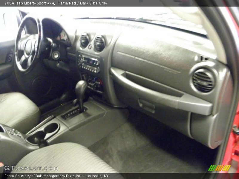 Flame Red / Dark Slate Gray 2004 Jeep Liberty Sport 4x4