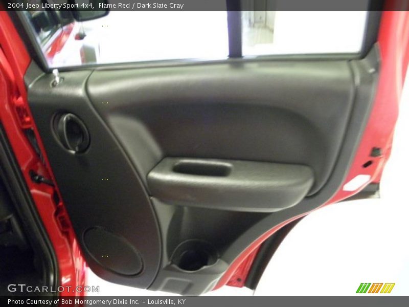 Flame Red / Dark Slate Gray 2004 Jeep Liberty Sport 4x4