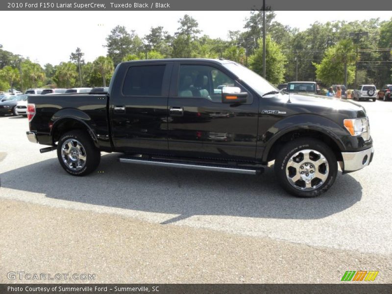 Tuxedo Black / Black 2010 Ford F150 Lariat SuperCrew