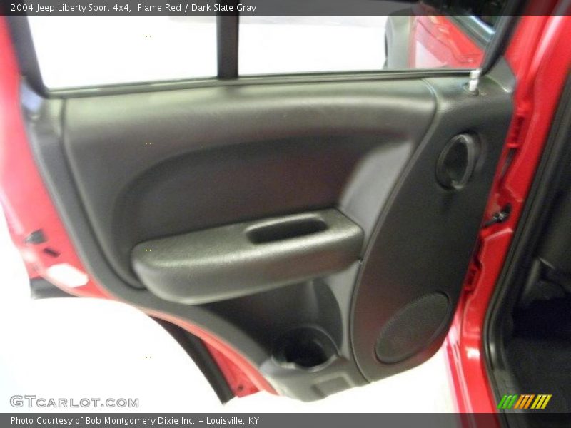 Flame Red / Dark Slate Gray 2004 Jeep Liberty Sport 4x4