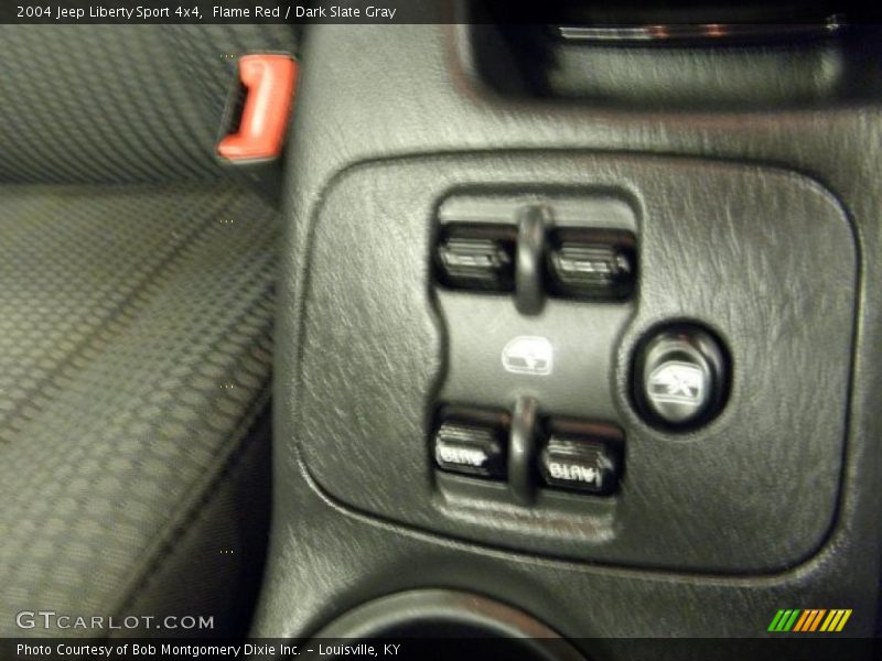 Flame Red / Dark Slate Gray 2004 Jeep Liberty Sport 4x4