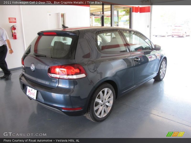 Blue Graphite Metallic / Titan Black 2011 Volkswagen Golf 2 Door TDI