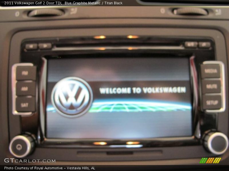 Blue Graphite Metallic / Titan Black 2011 Volkswagen Golf 2 Door TDI