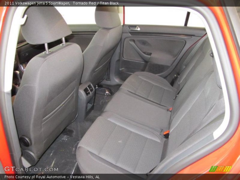 Tornado Red / Titan Black 2011 Volkswagen Jetta S SportWagen