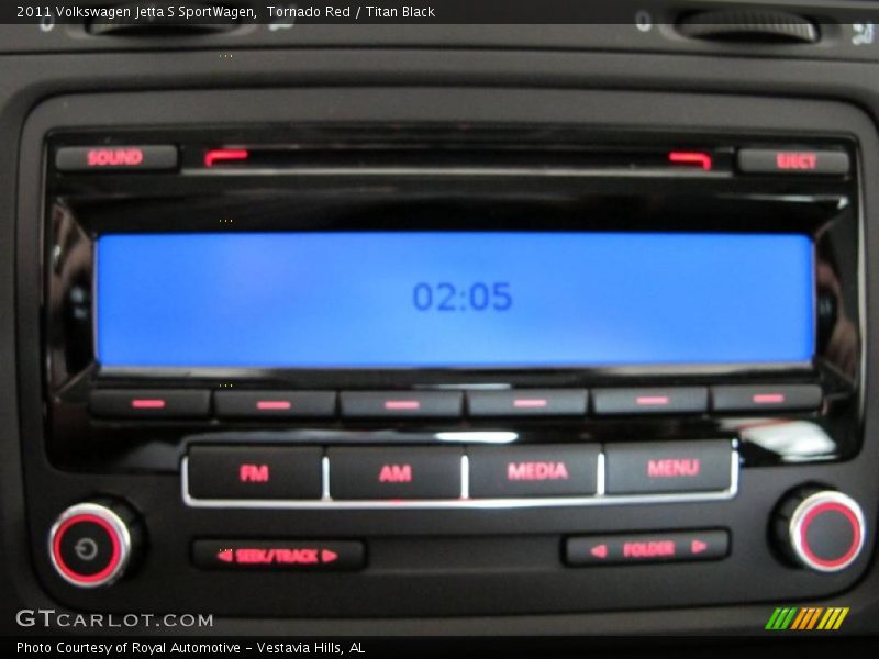 Tornado Red / Titan Black 2011 Volkswagen Jetta S SportWagen