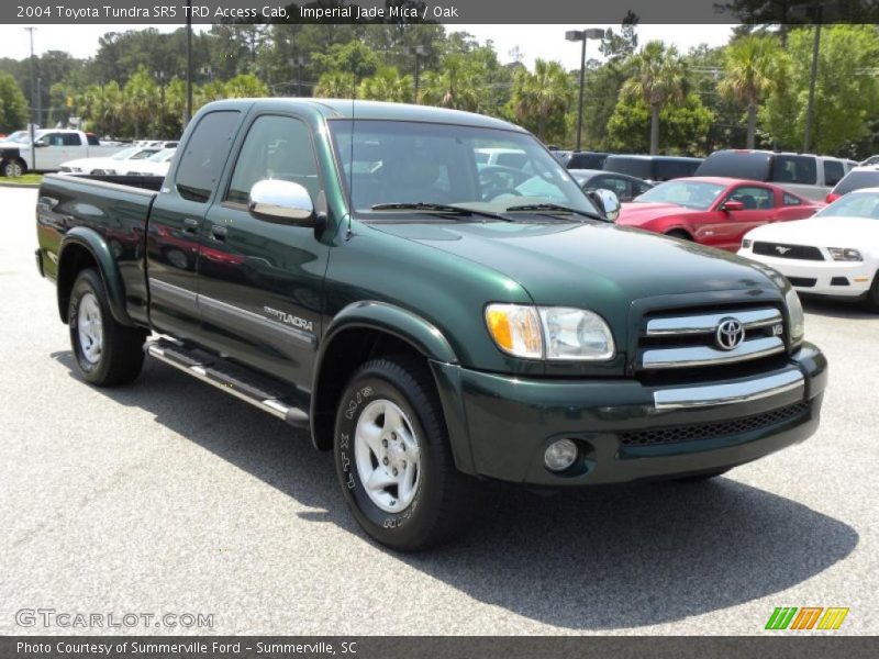 Imperial Jade Mica / Oak 2004 Toyota Tundra SR5 TRD Access Cab