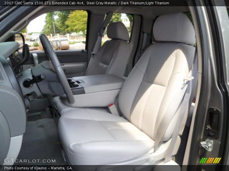Steel Gray Metallic / Dark Titanium/Light Titanium 2007 GMC Sierra 1500 Z71 Extended Cab 4x4