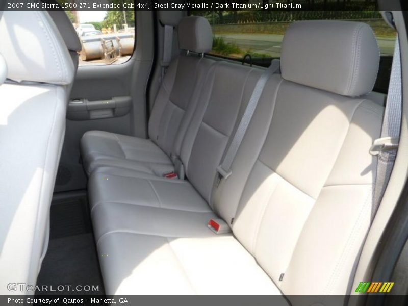 Steel Gray Metallic / Dark Titanium/Light Titanium 2007 GMC Sierra 1500 Z71 Extended Cab 4x4