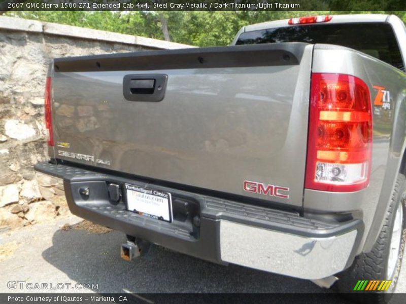 Steel Gray Metallic / Dark Titanium/Light Titanium 2007 GMC Sierra 1500 Z71 Extended Cab 4x4