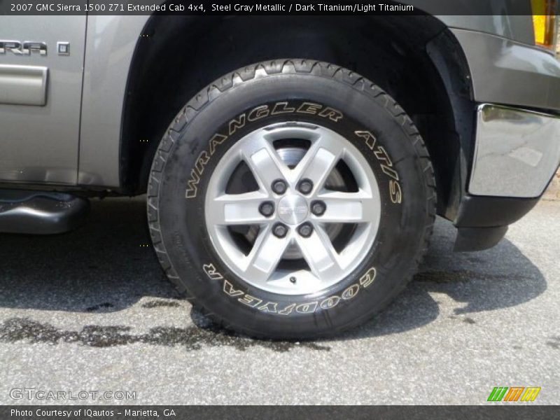  2007 Sierra 1500 Z71 Extended Cab 4x4 Wheel