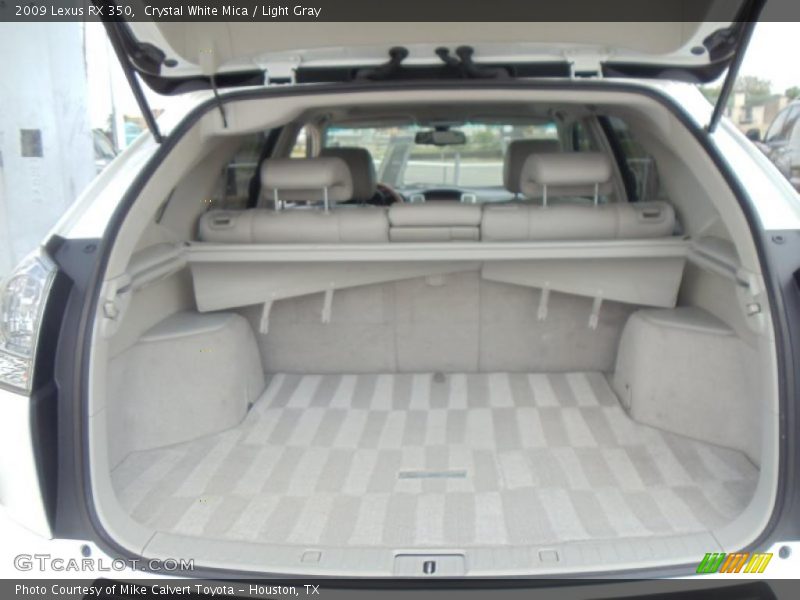 Crystal White Mica / Light Gray 2009 Lexus RX 350