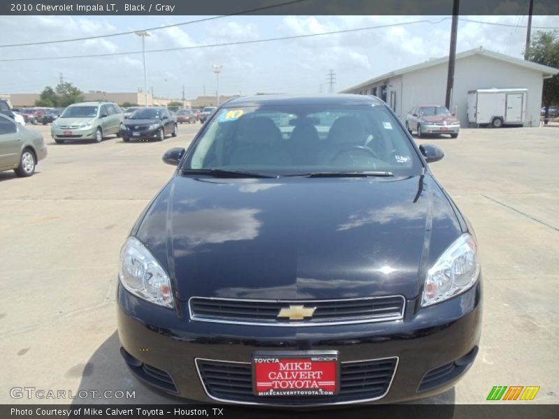 Black / Gray 2010 Chevrolet Impala LT