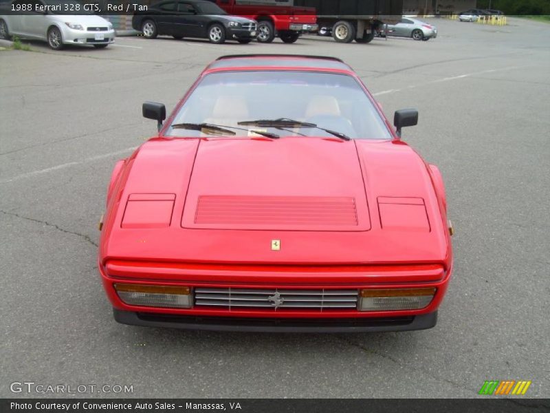 Red / Tan 1988 Ferrari 328 GTS